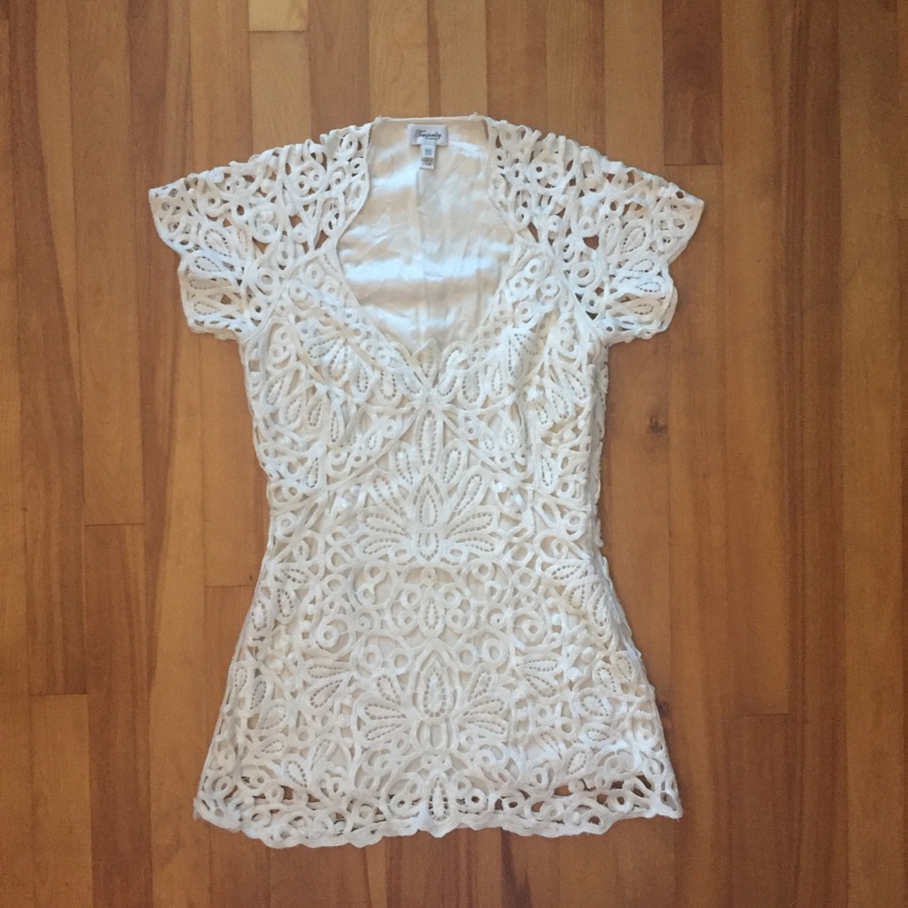 Temperley London Silk Lace Mini Dress